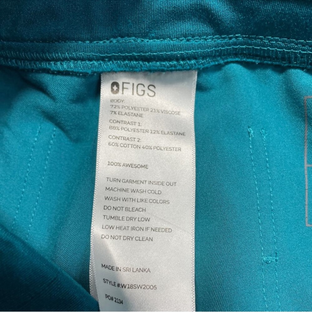 Figs Medium Pacific Blue Zamora Scrub Joggers - Picture 4 of 7